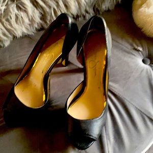Jessica Simpson open toe 3 inch heels. Lovely shoes.